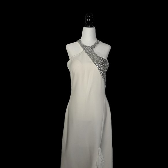 Vichy Full Length Evening Gown with sequence NWT - Picture 2 of 2